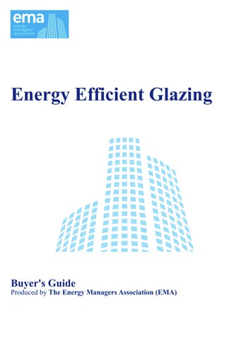 Energy Manager's Guide to Energy Efficient Glazing