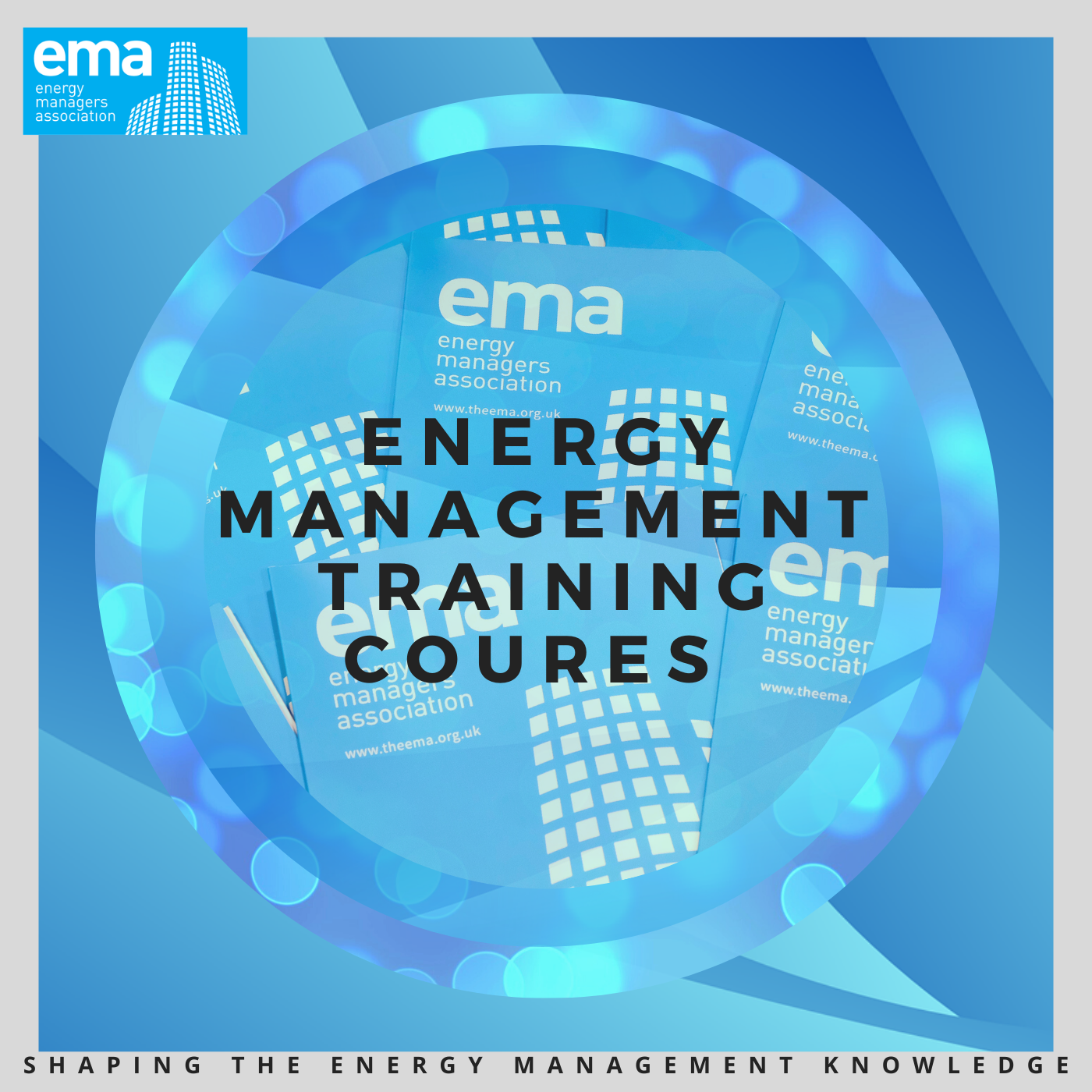 Energy Management Training Coures Blue Round