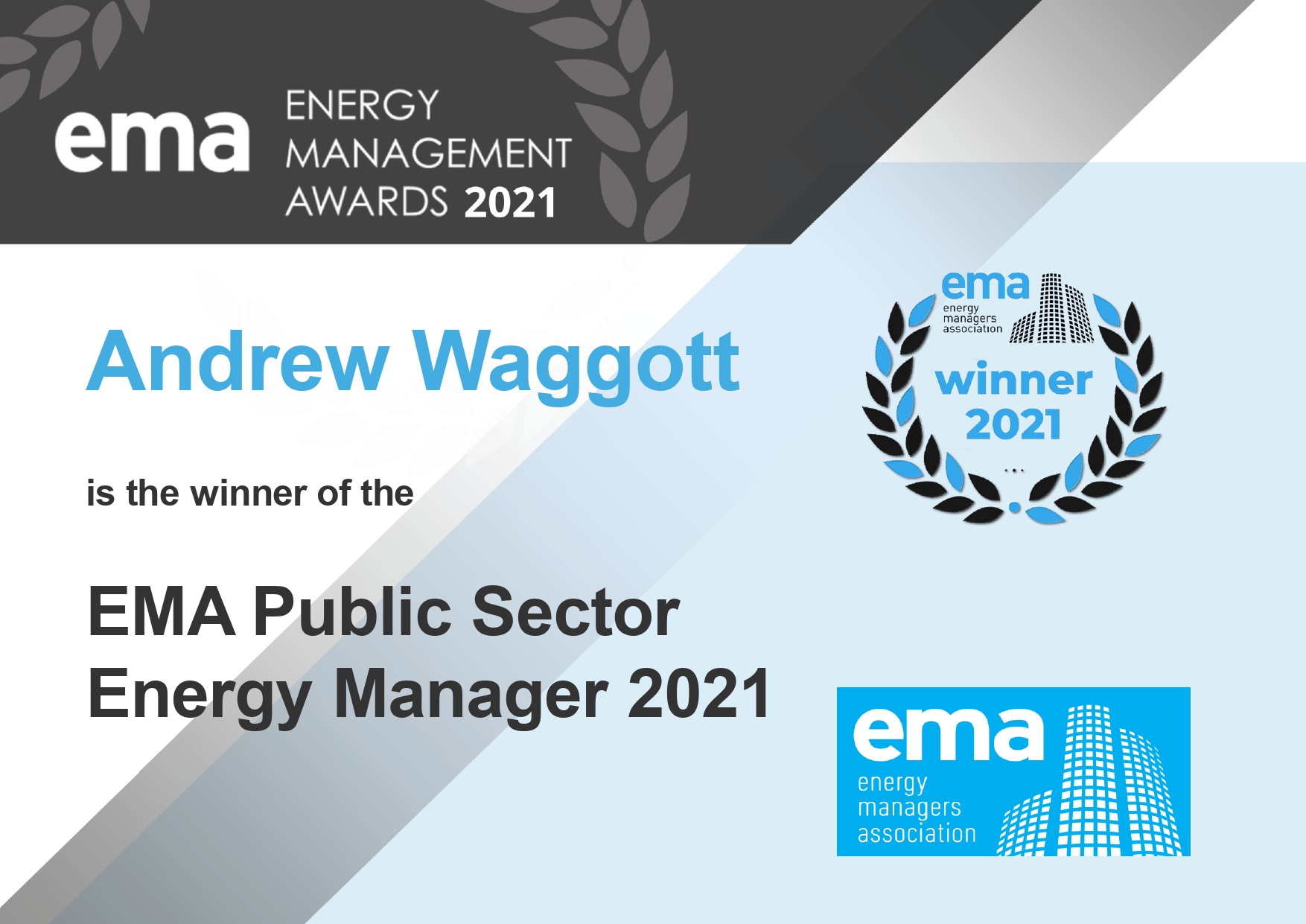 EMA Energy Manager 2018 winner
