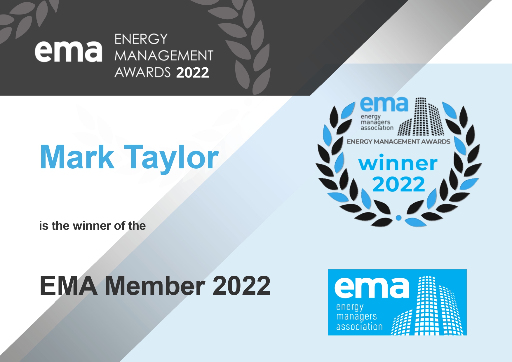Winner Member 2022 Mark Taylor