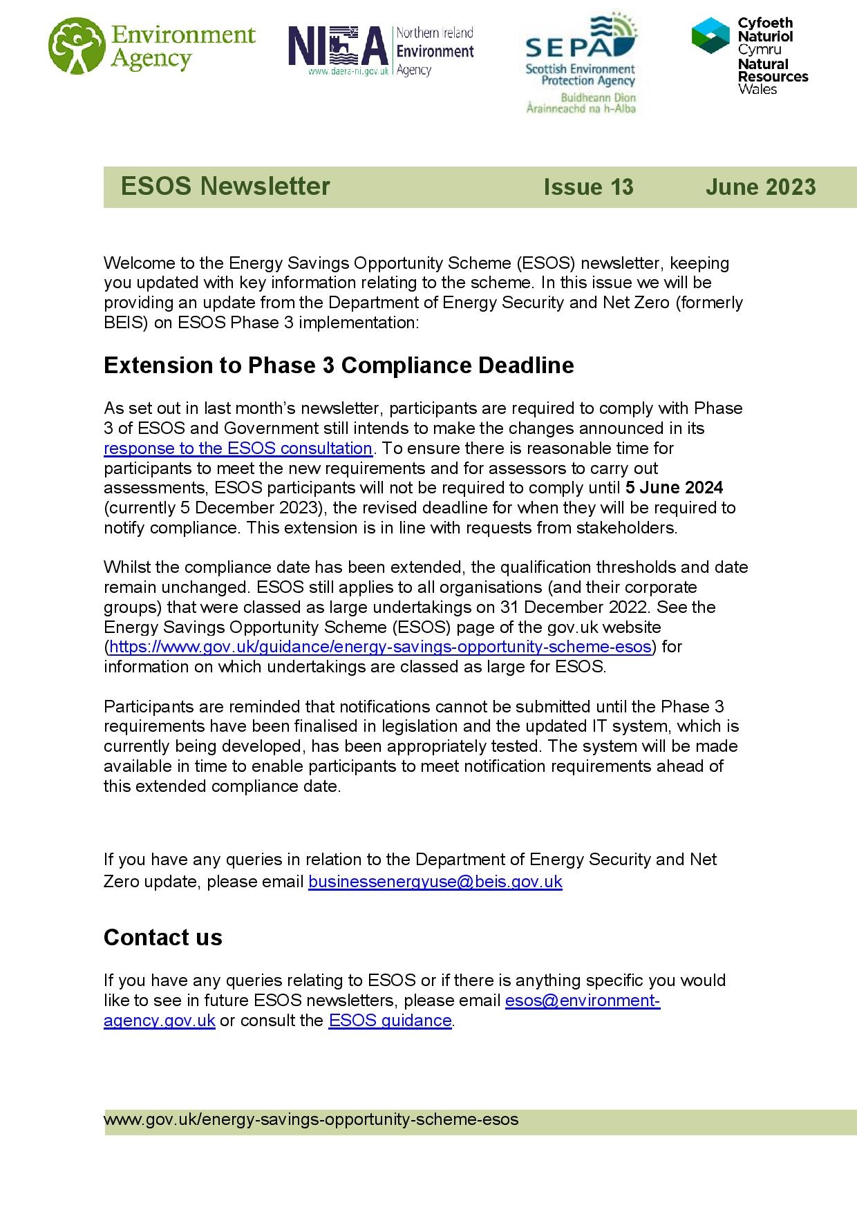 Esos Newsletter June 2023 Issue 13 Page 001