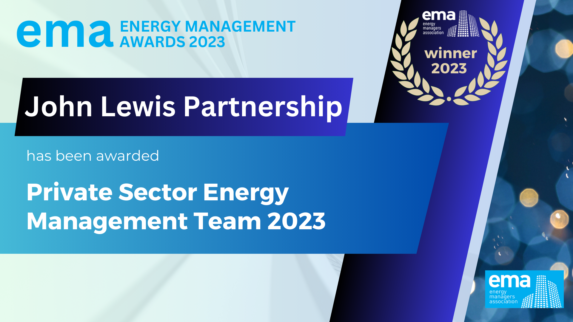 Energy Management Team 2023 Private Sector Winner