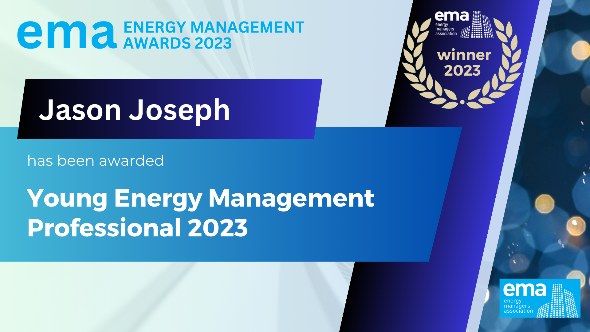 Young Energy Management Professional 2023 Winner