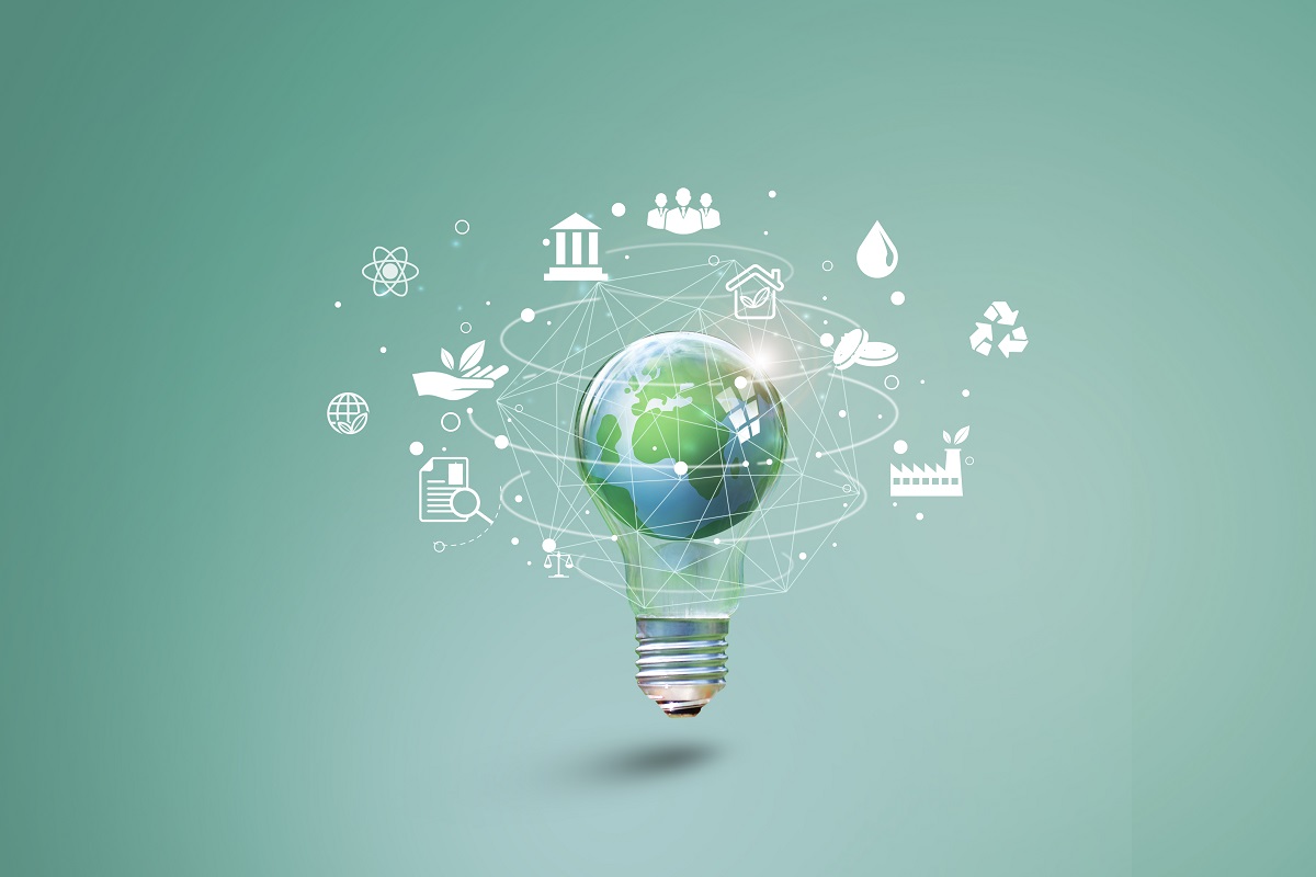 World And Icon To Organization Sustainable Development Environme